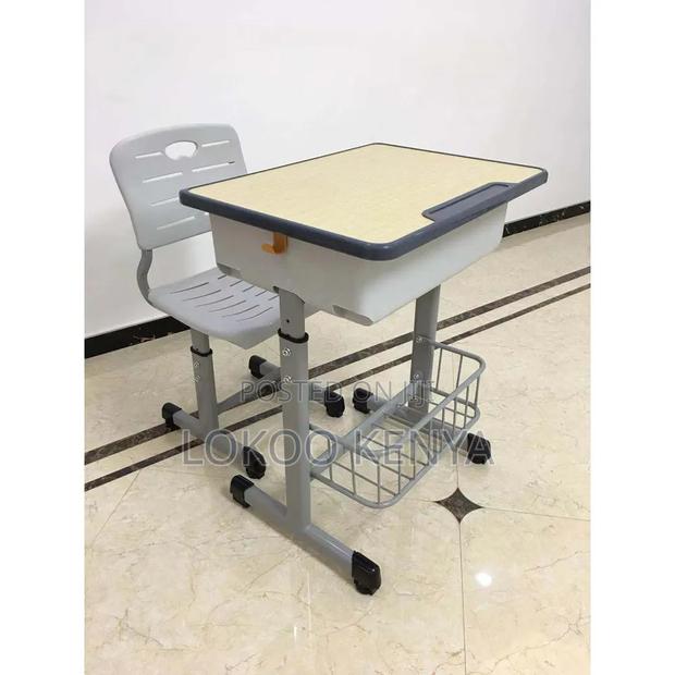 Office Desk: Junior School Kids Desk and Chair Adjustable - thumbnail 2