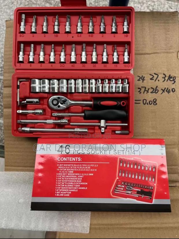 46pc Socket Set 1/4" Drive - main view