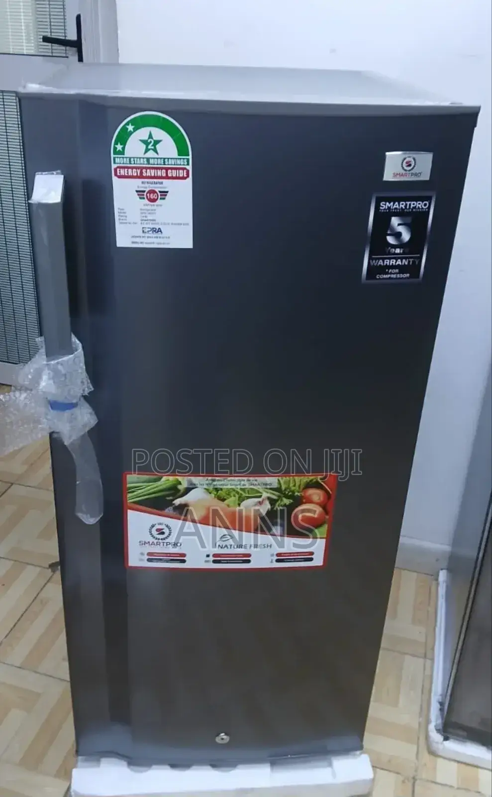 Smart Pro SFR-190S-I Single Door150l Fridge