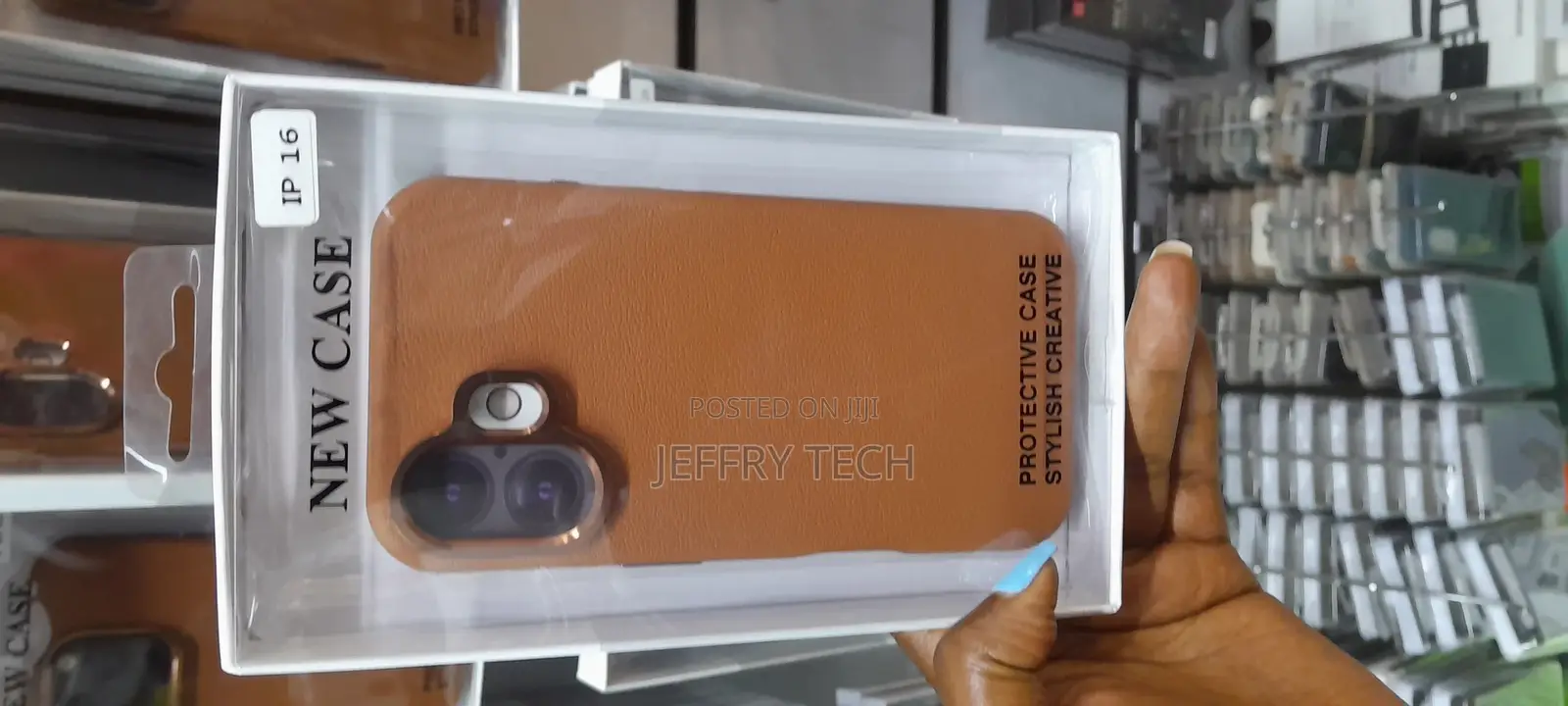 iPhone 16 Magsafe Leather Case, Metal Camera Bump Frame