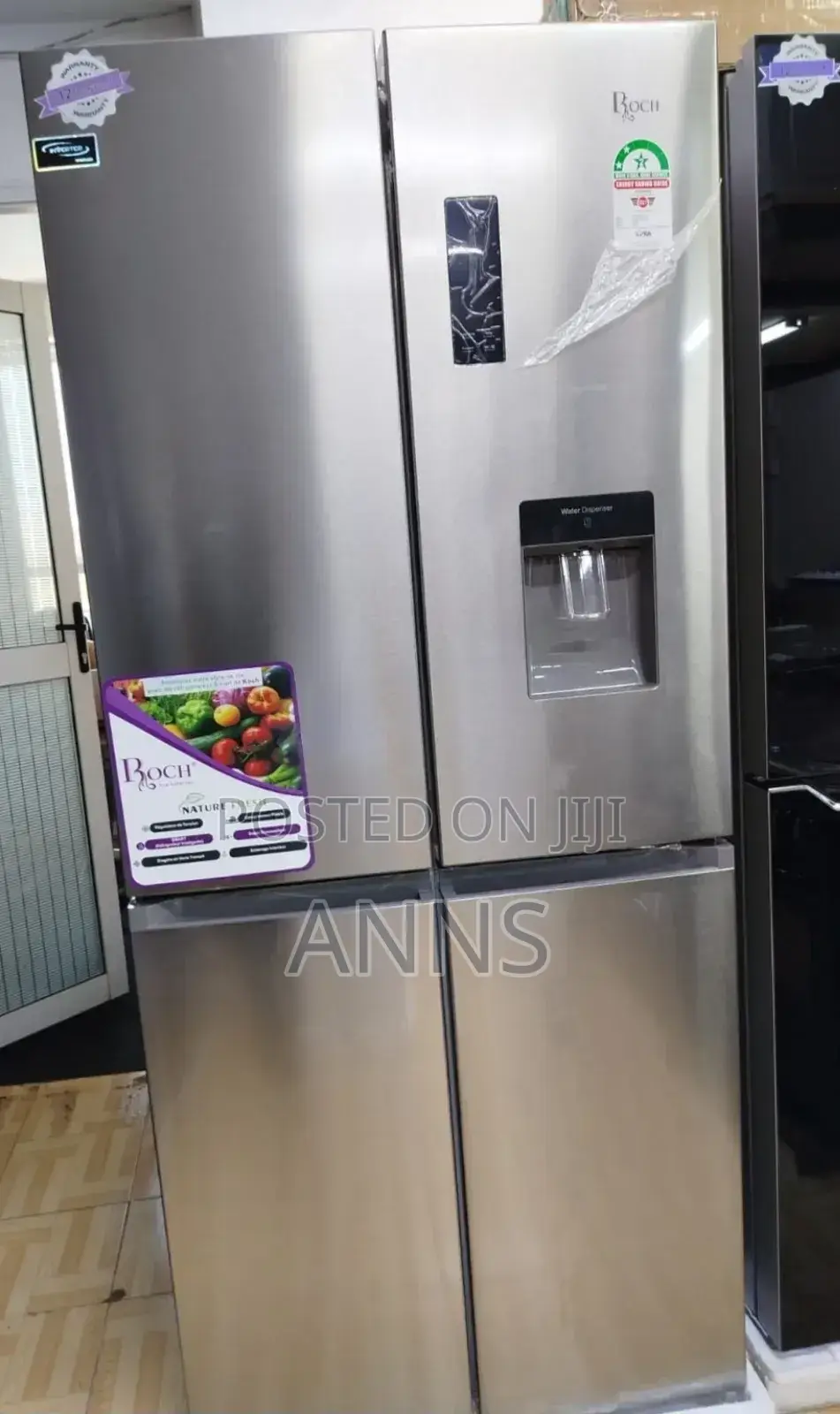 Roch 4 Door 434litres Fridge With Dispenser