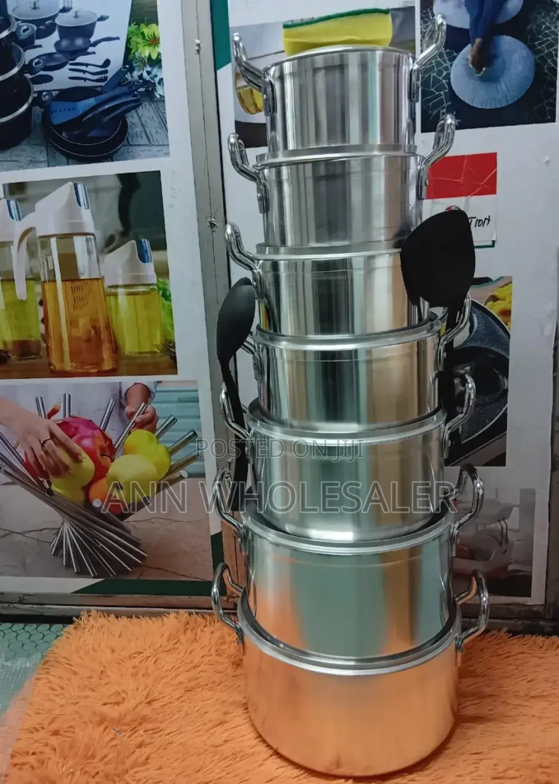 Tornado Tc 14pcs Stainless Steel Cooking Pot T-14pcs