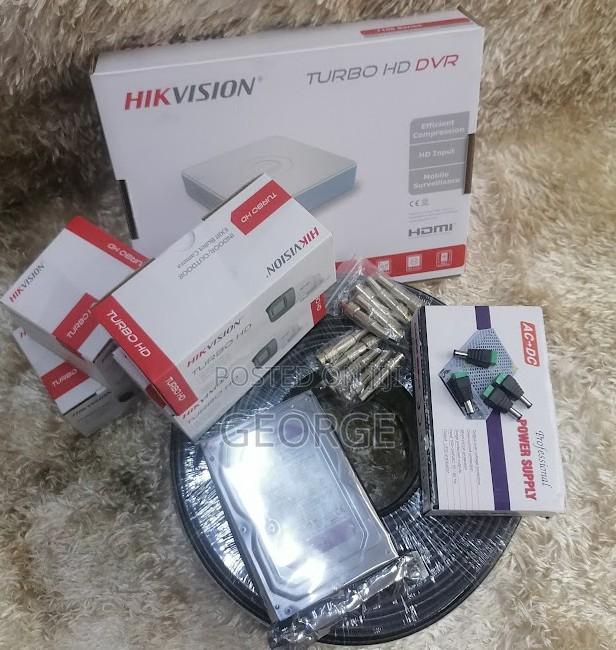 Brand New 3 Hik Vision Smart Hybrid Cctv Cameras Kit