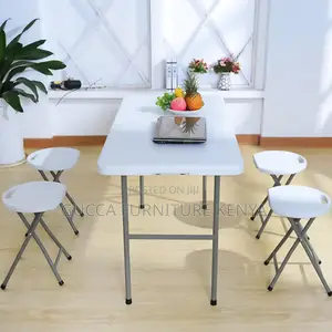 Dining Tables: Heavy-Duty Plastic Portable Picnic Table