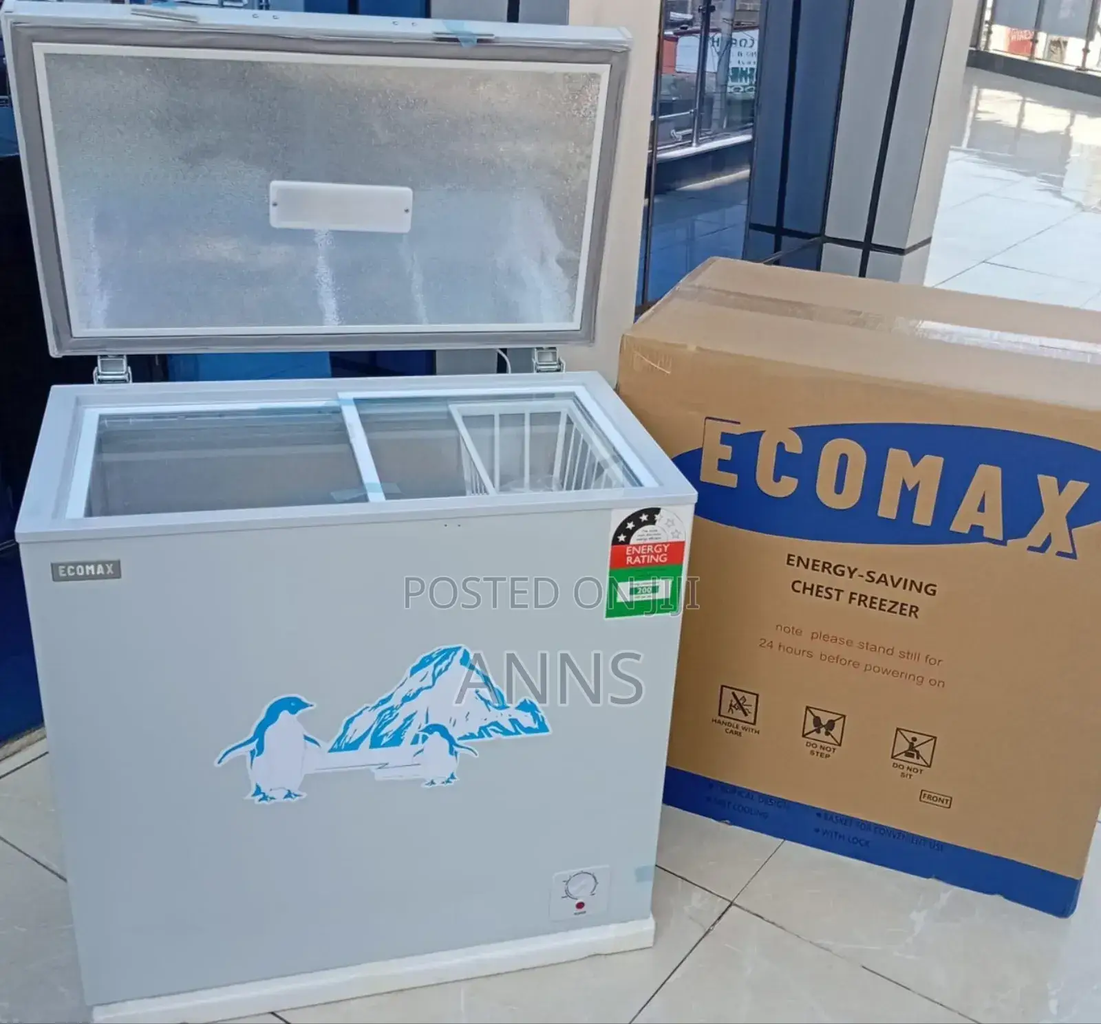 Ecomax 169 Litres Rating 3 Star Chest Freezer