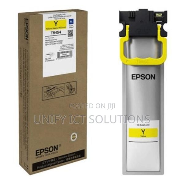 Epson T9454 Yellow Original High Capacity Ink Cartridge
