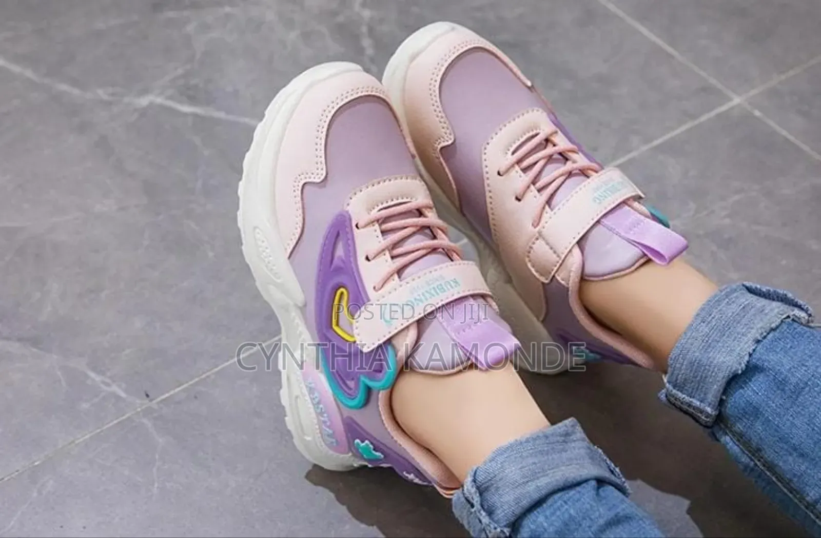Baby Sneakers Color Pink and Purple