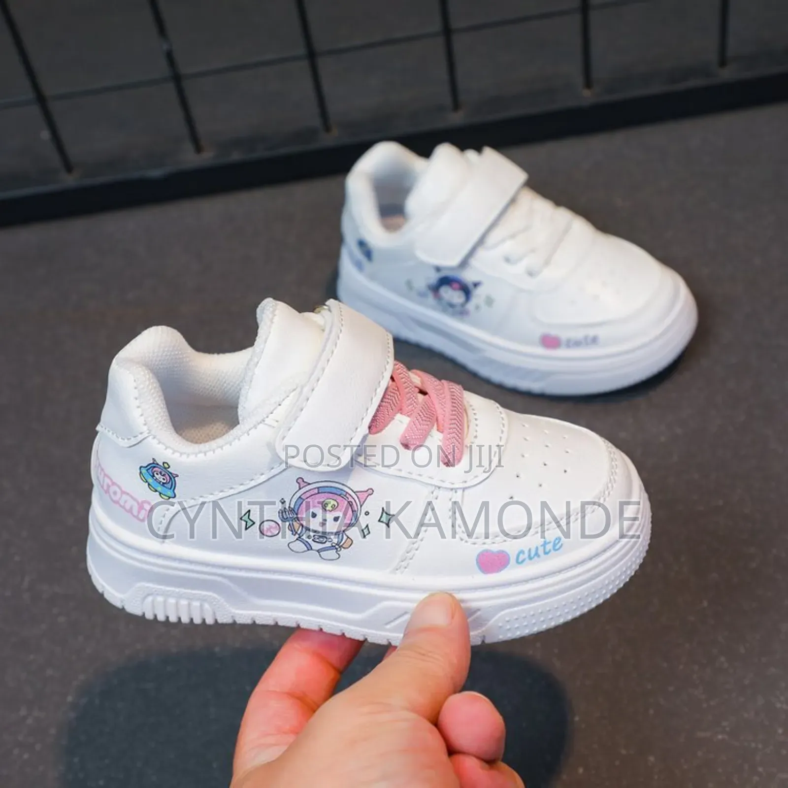 White Kids Sneakers