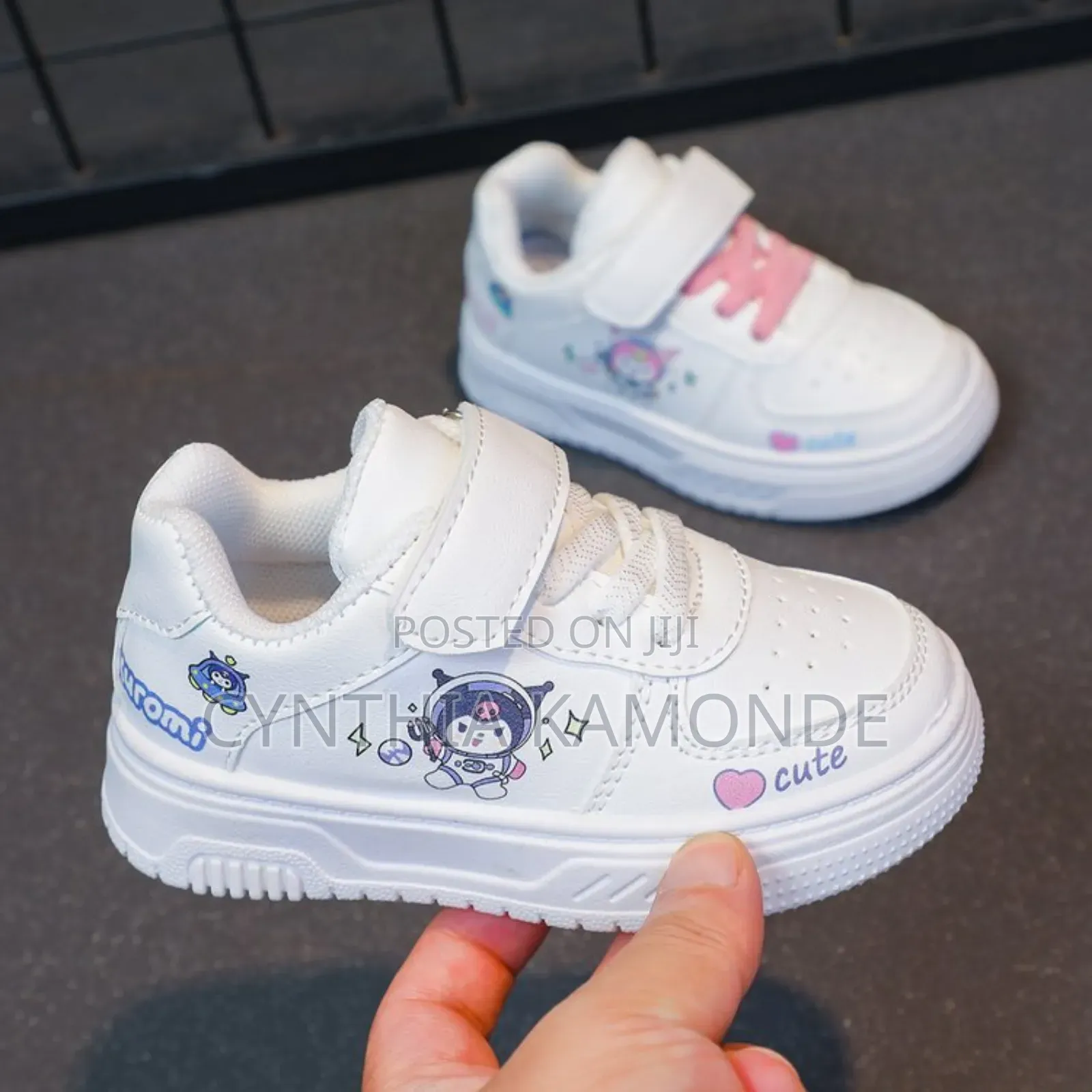 White Kids Sneakers