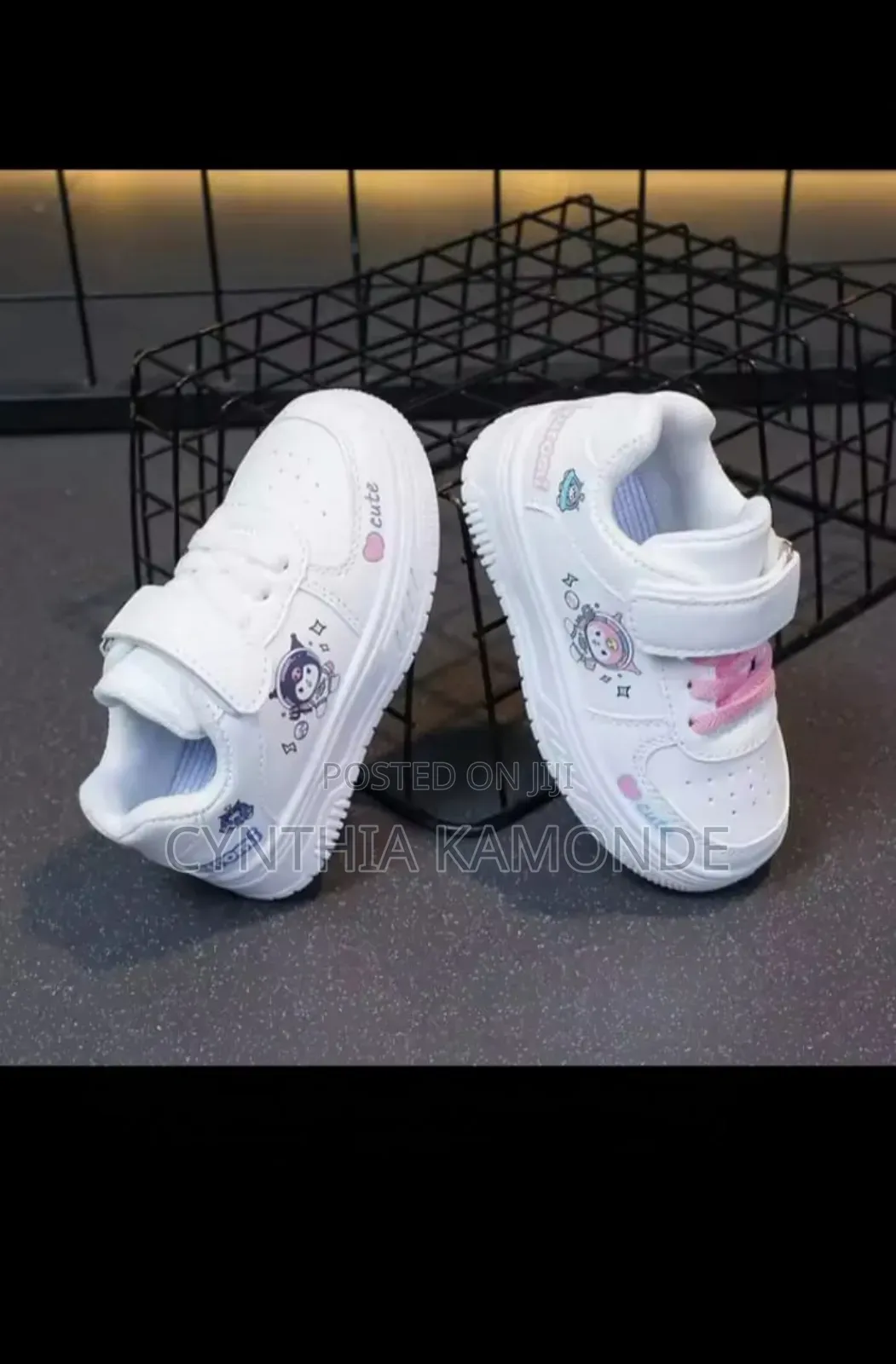 White Kids Sneakers