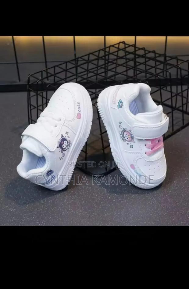 White Kids Sneakers - thumbnail 4