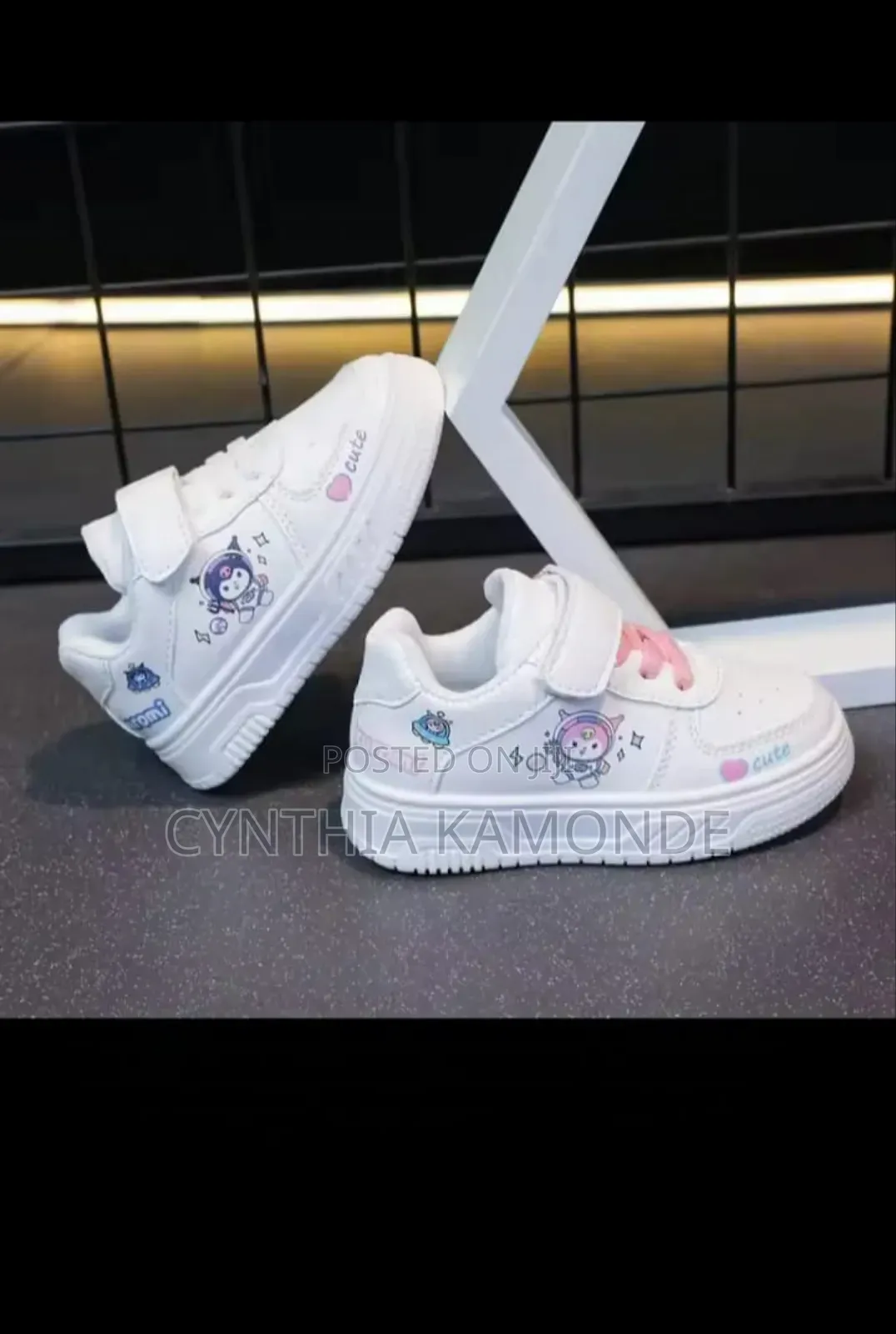 White Kids Sneakers