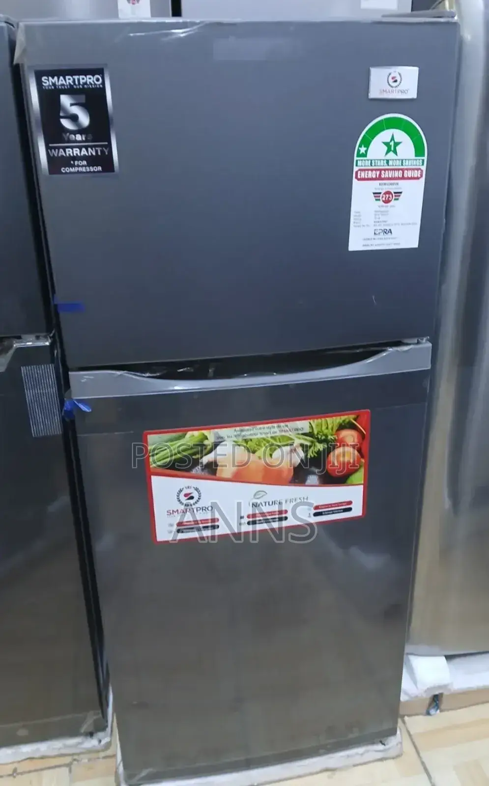 Smartpro 120L Double Door Refrigerator