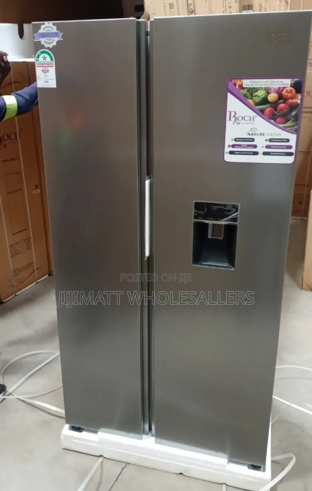 Roch 439litres Arfr-540sbw-B Refrigerator With Dispenser