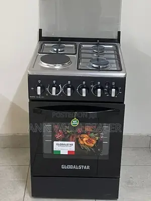Black 50*55 Globalstar 3+1 Standing Cooker G-T3