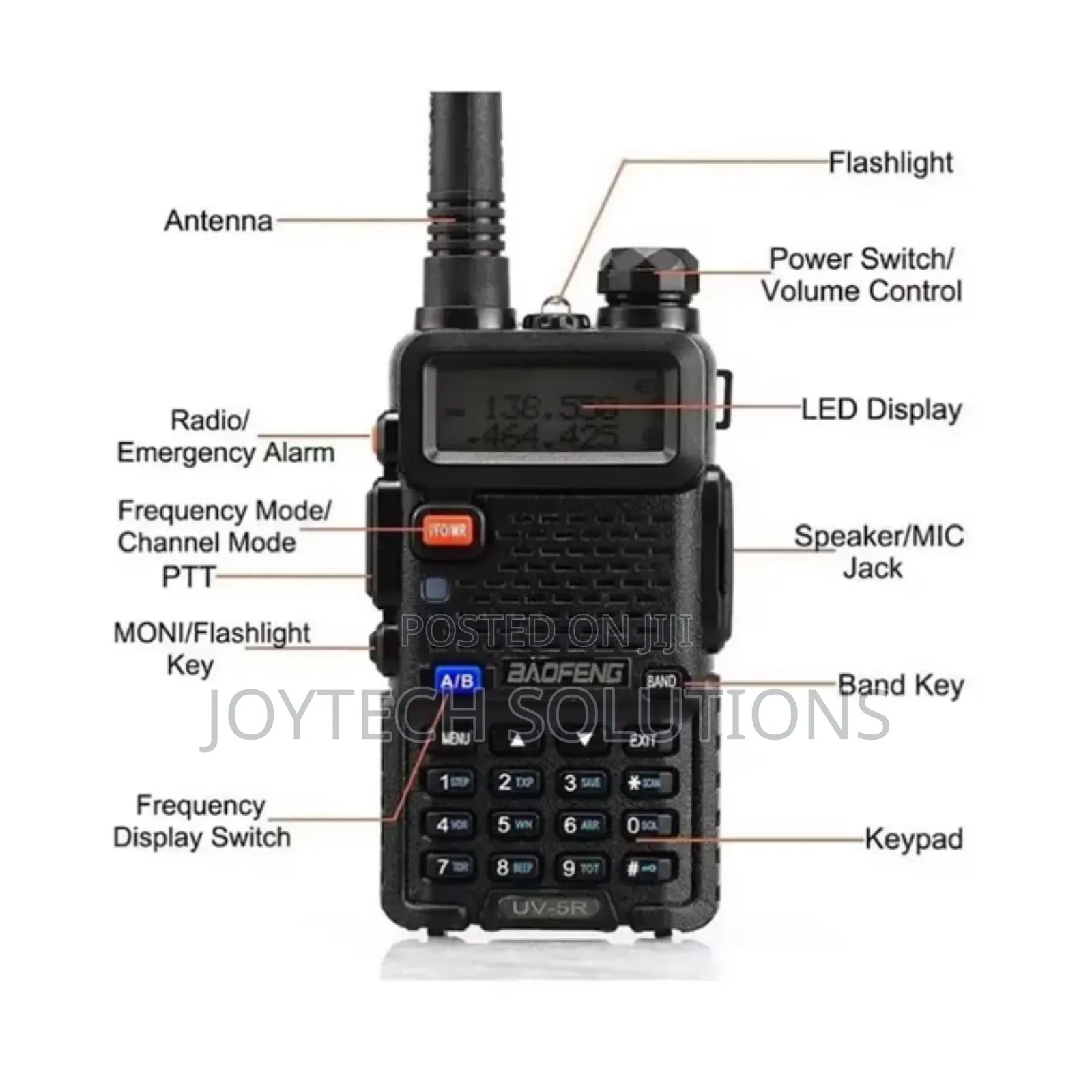 UV5R 10kms Long Range Walkie Talkie Radio Calls