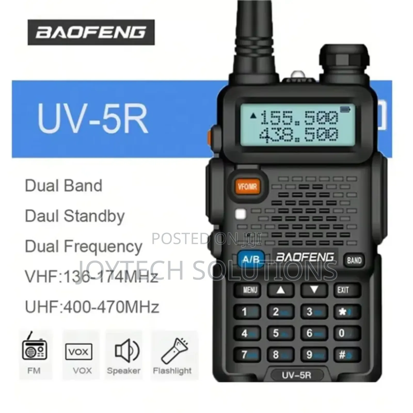 UV5R 10kms Long Range Walkie Talkie Radio Calls