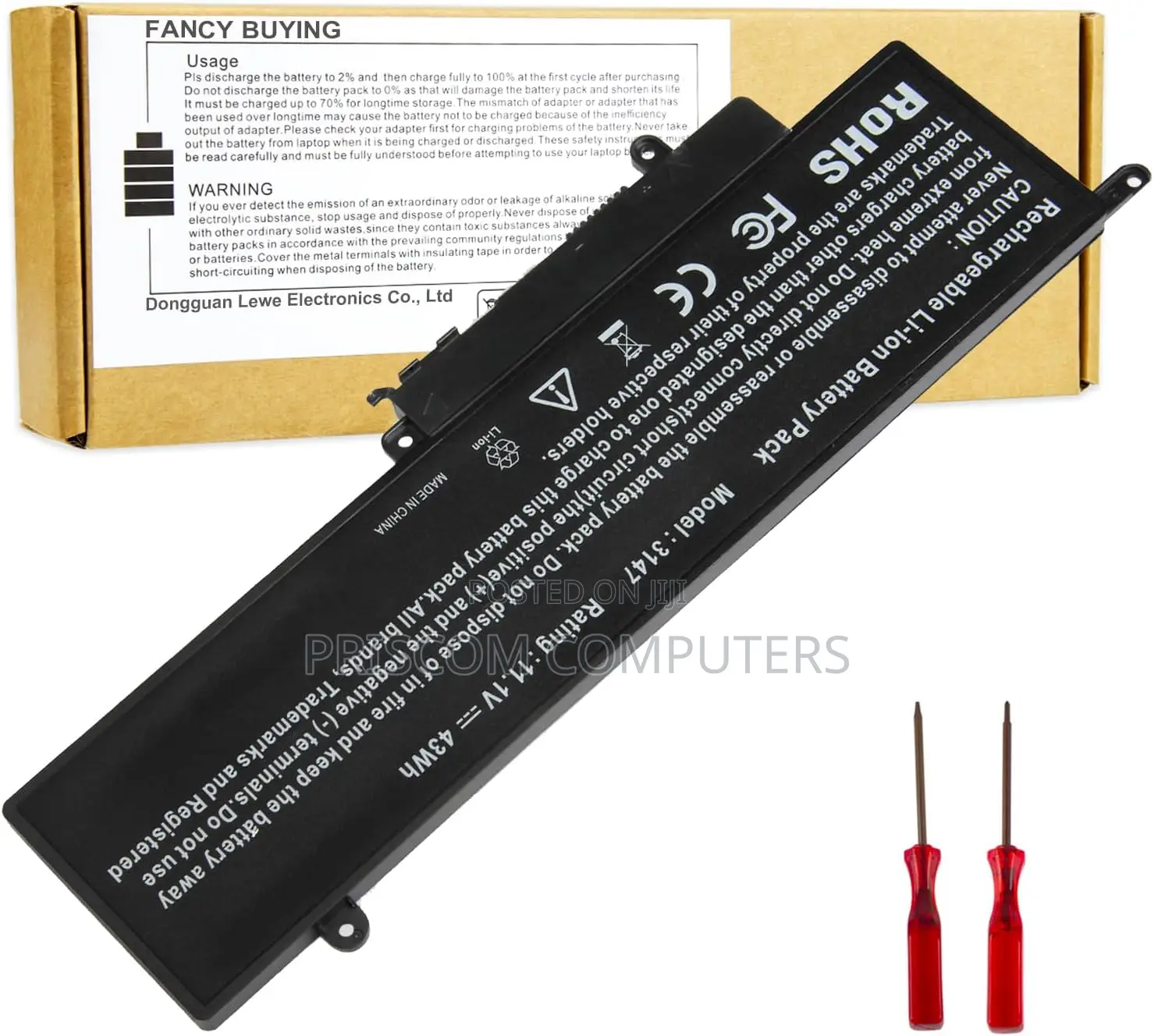 GK5KY -Dell Inspiron 11 3147 35 Dell 11 - 3000 Battery