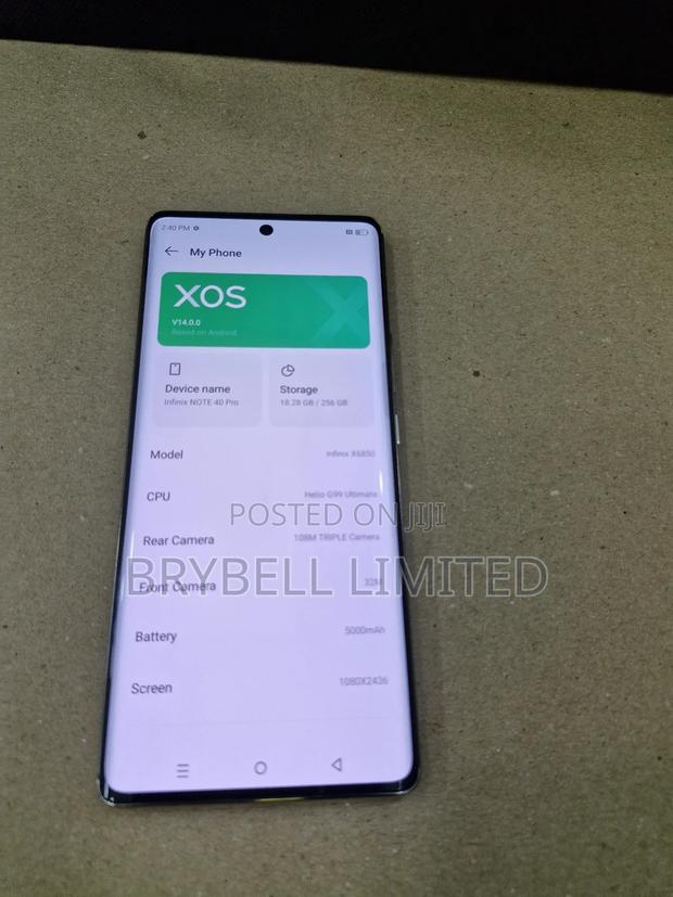 Infinix Note 40 Pro 256 GB Green - thumbnail 7