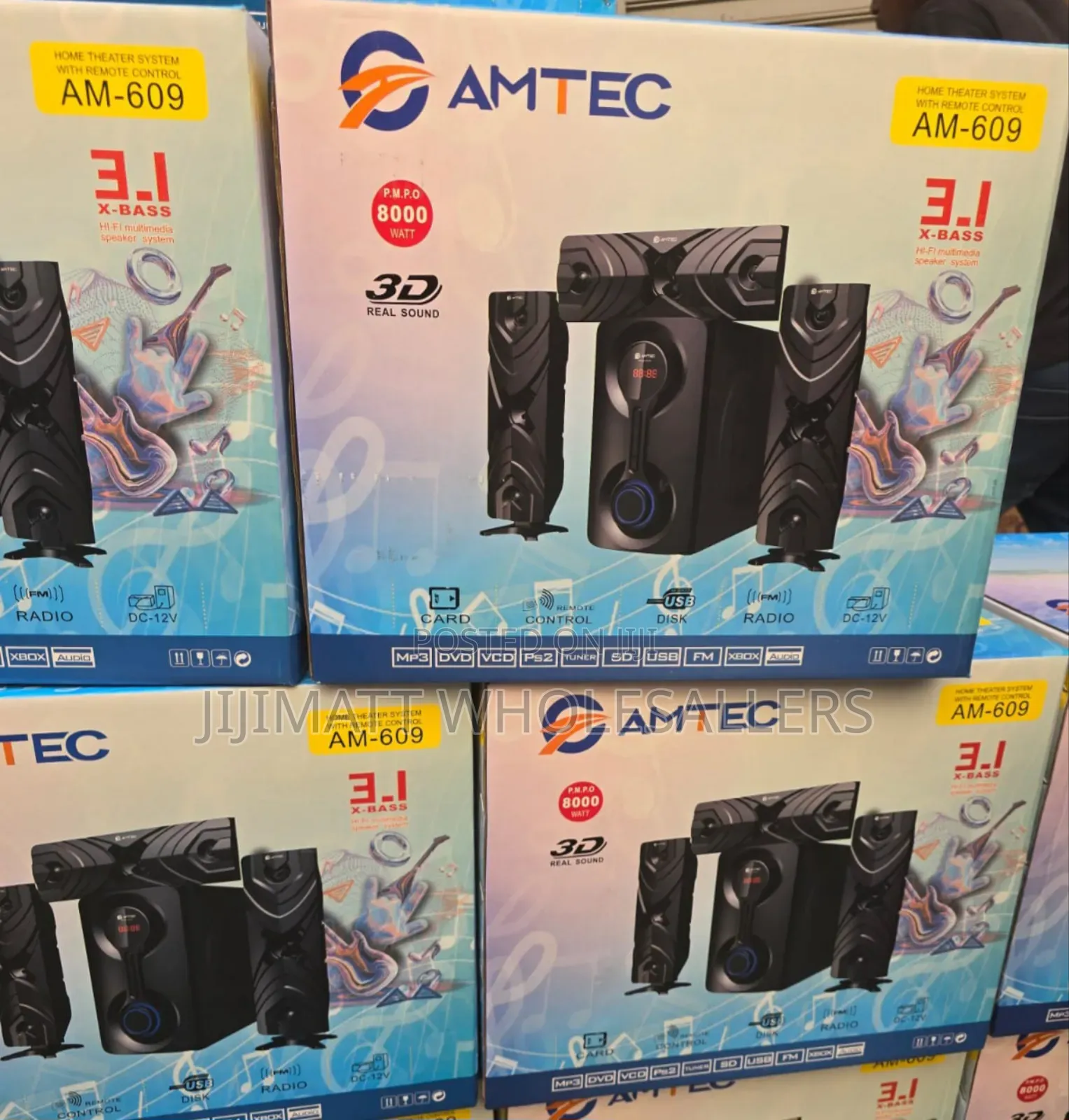 Amtec 3.1ch Bluetooth Sub-Woofer System.