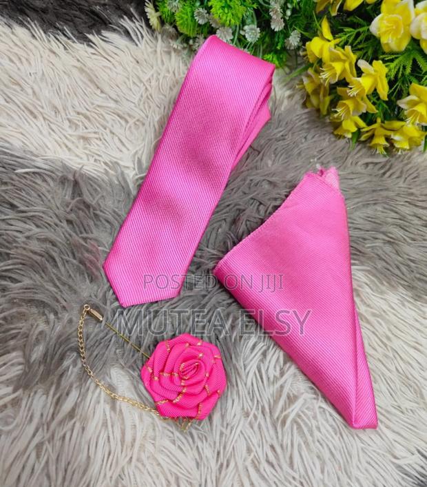 Hot Pink Offical Tie Sets - thumbnail 3
