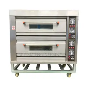 Two Decks Four Trays Commercial Oven