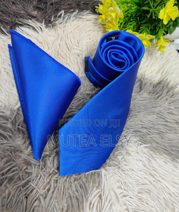 Royalblue Burnt Orange Office Tie Sets - thumbnail 2