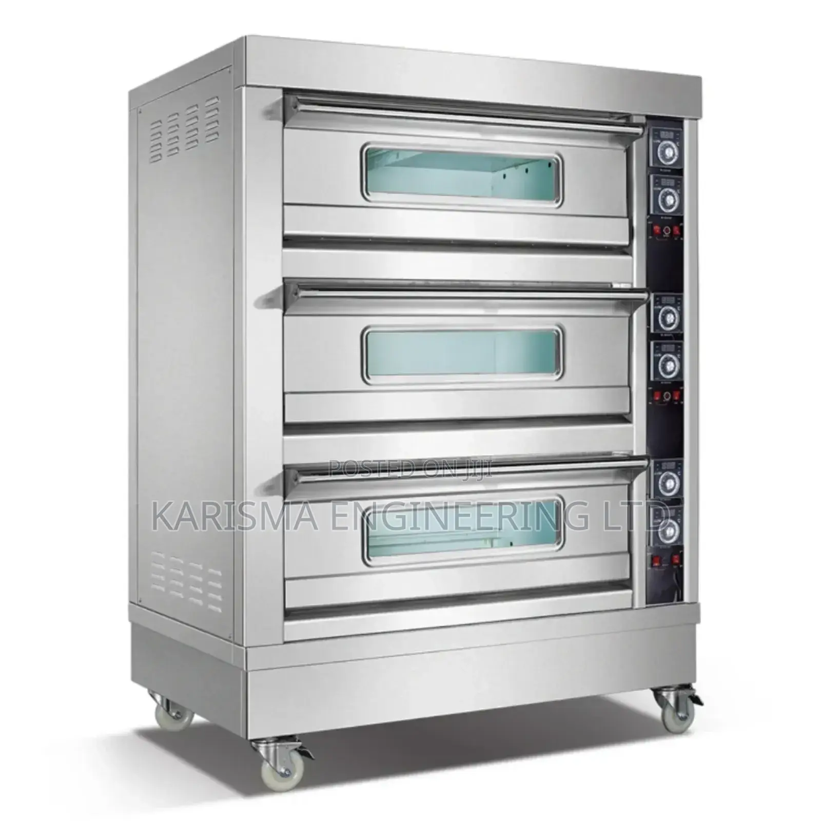 Commercial Three Deck Oven With Six Trays