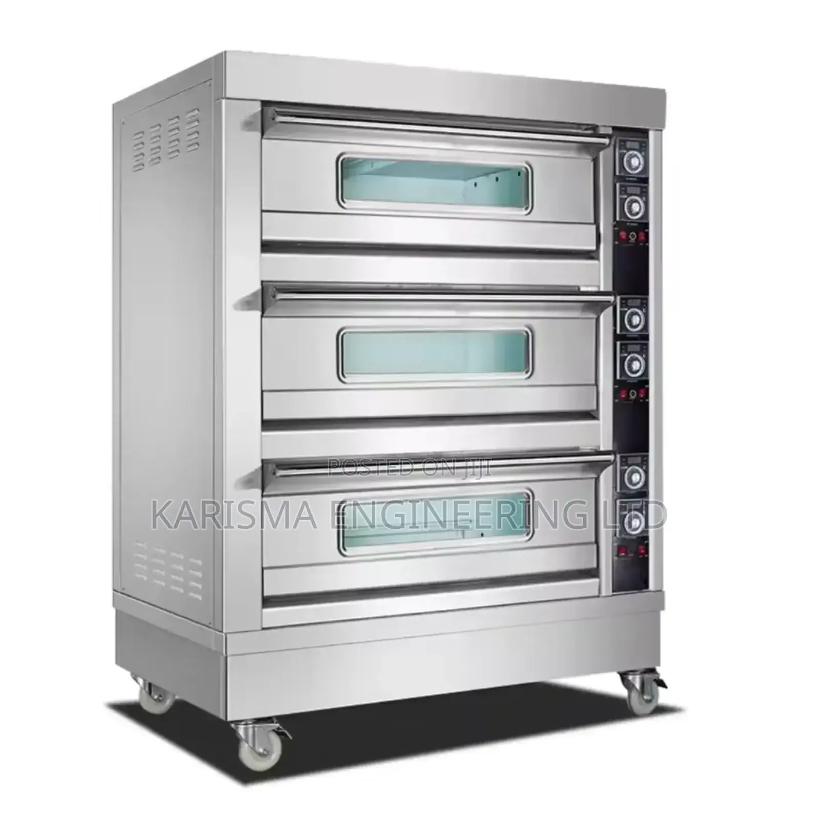 Commercial Three Deck Oven With Six Trays