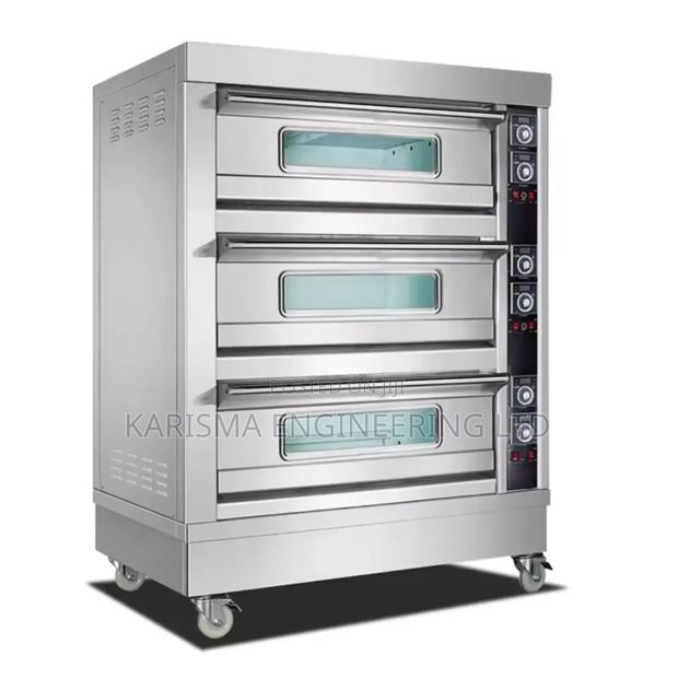 Commercial Three Deck Oven With Six Trays - thumbnail 2