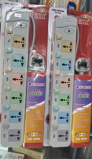 Surge Protector 3metres 6ports Extension