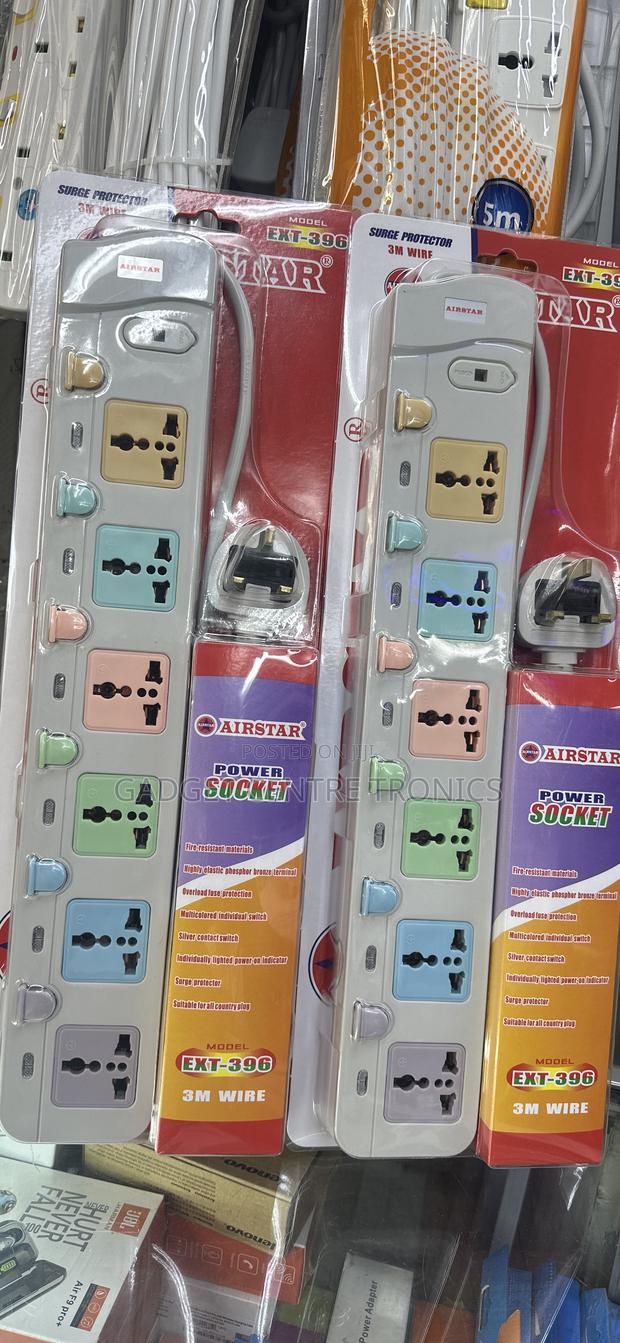 Surge Protector 3metres 6ports Extension - thumbnail 2