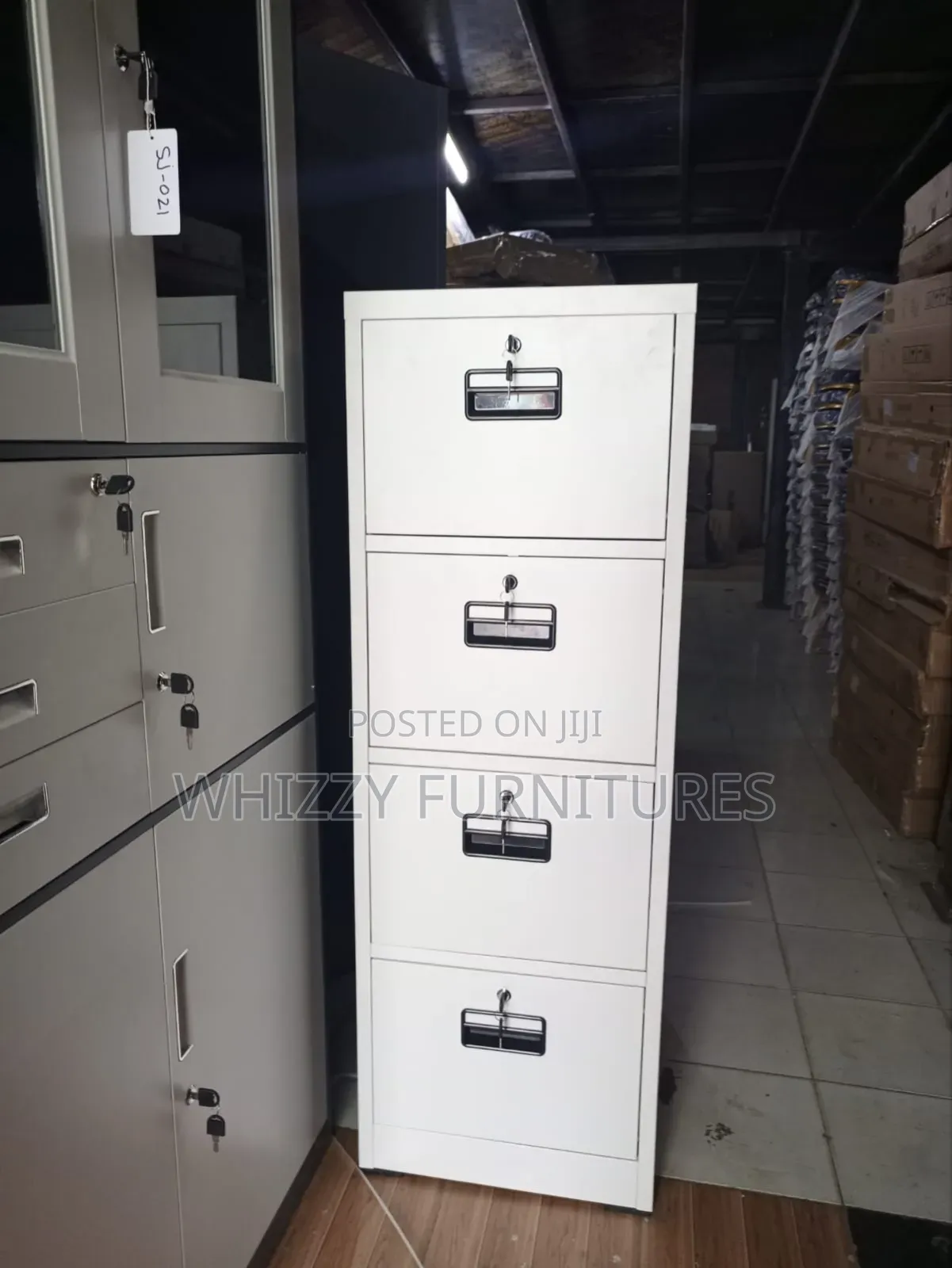 Four Compartment File Cabinet