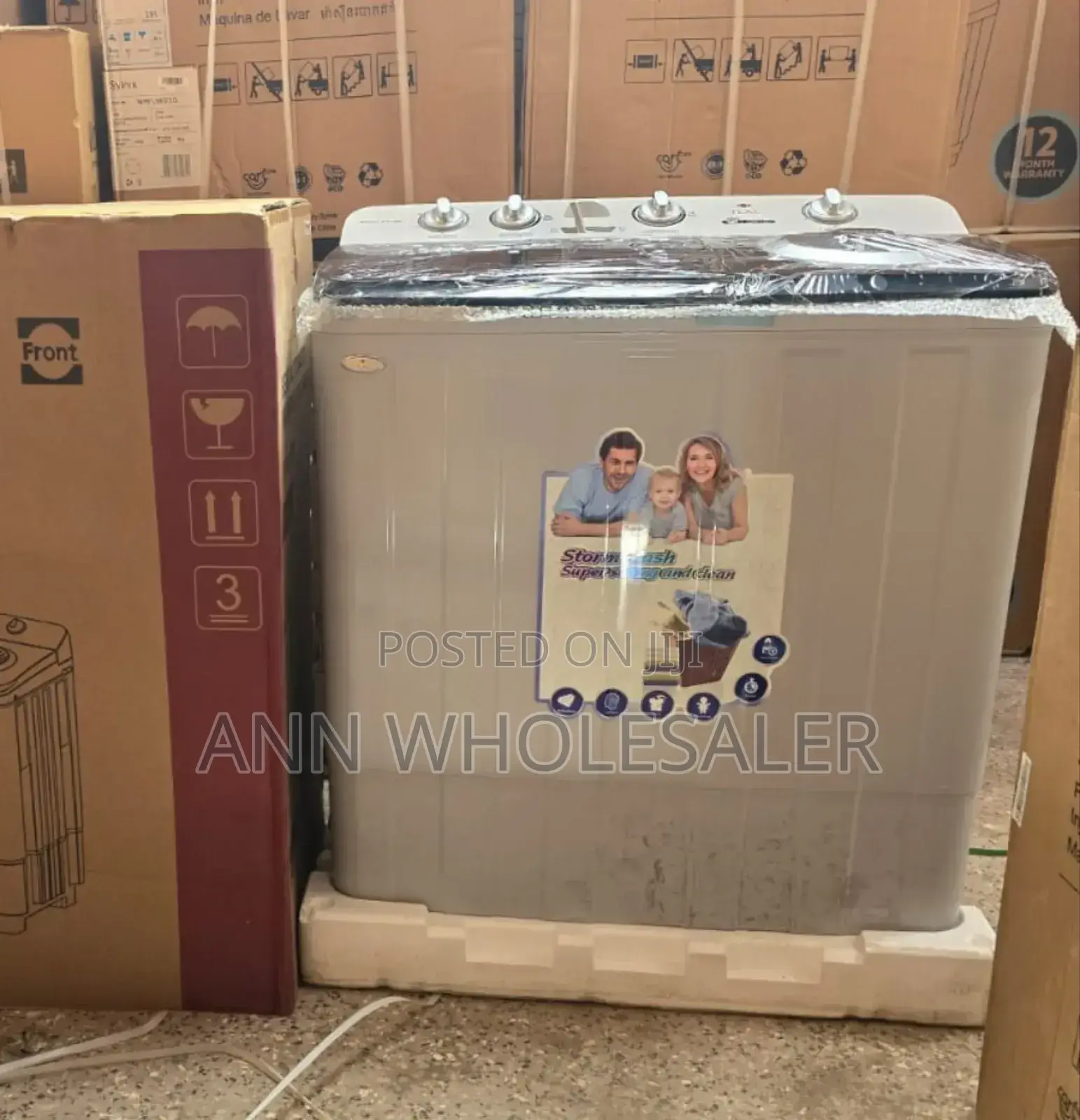 New 12 KGS TLAC Twin Tub Semi Automatic Washing Machine T-54