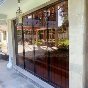 Gold Coated Aluminium Door
