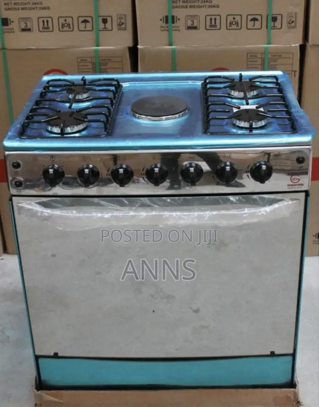 60*90 Eurochef 4+1 Standing Cooker