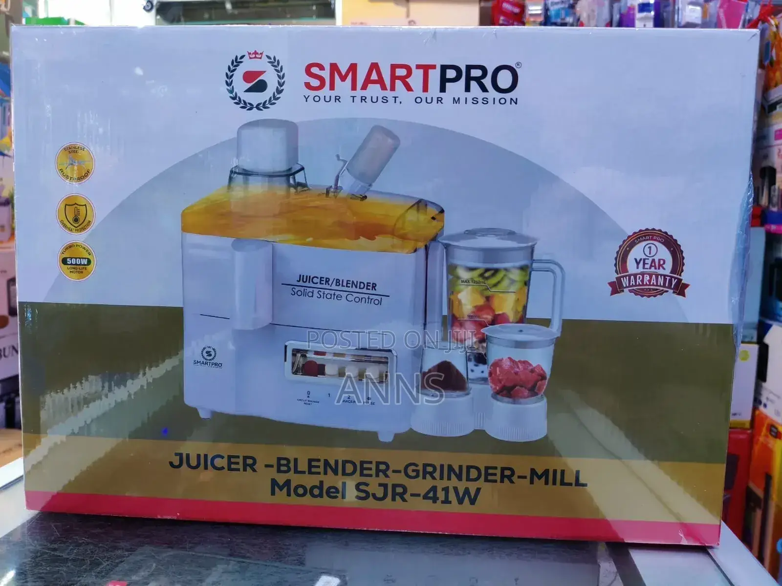 Smart Pro 4 in 1- Juicer, Blender, Mill and Grinder
