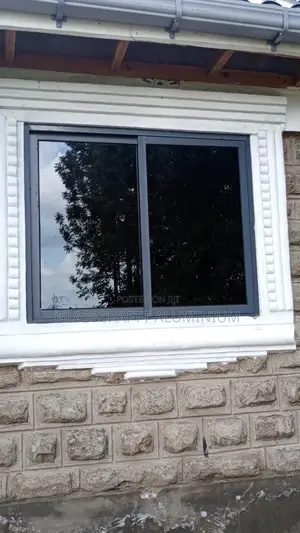 Gray Coated Sliding Windows