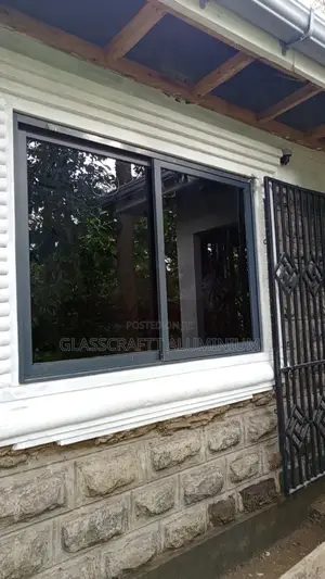 Gray Coated Sliding Windows