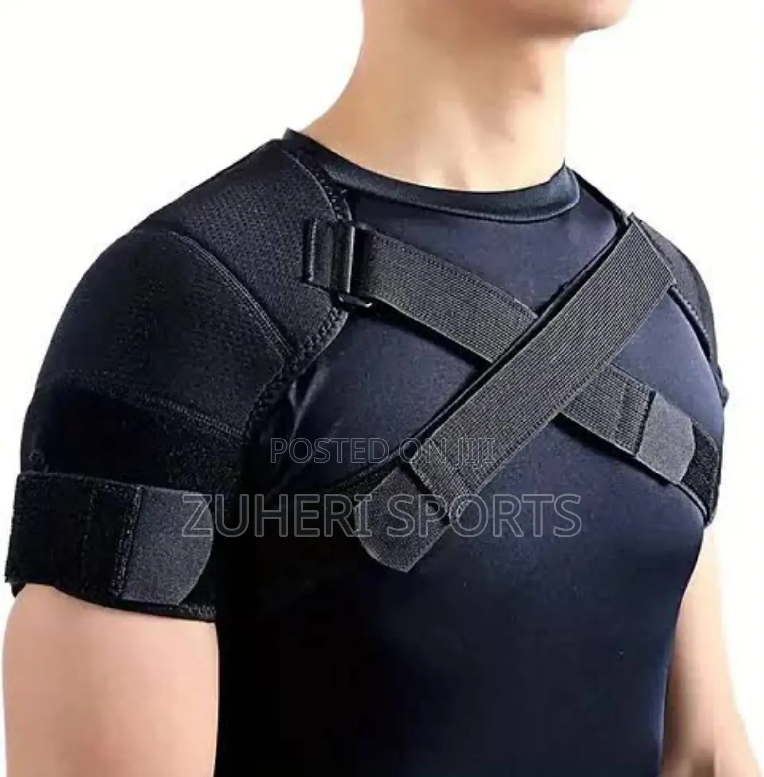 Double Strap Shoulder Support Brace for Both Shoulders