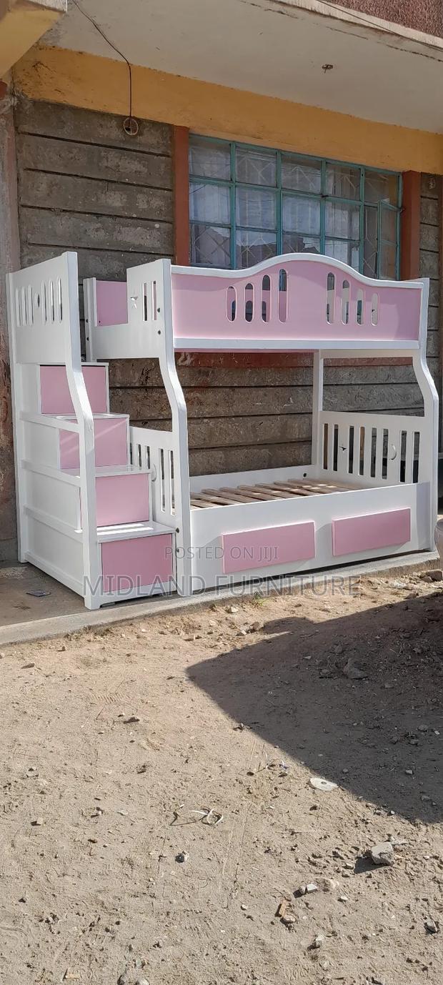 Pink and White Double Decker for Girls - thumbnail 2