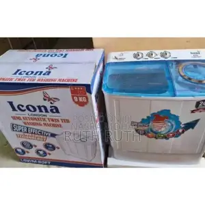 Semi Automatic Washing Machine. Icona Double Tab 9kgs