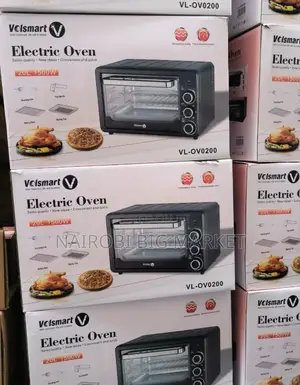 Black Electric Volsmart Oven VD-5