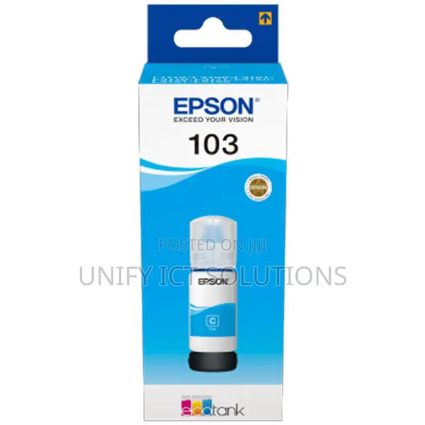 Epson 103 Ecotank Cyan Ink Bottle 70ml