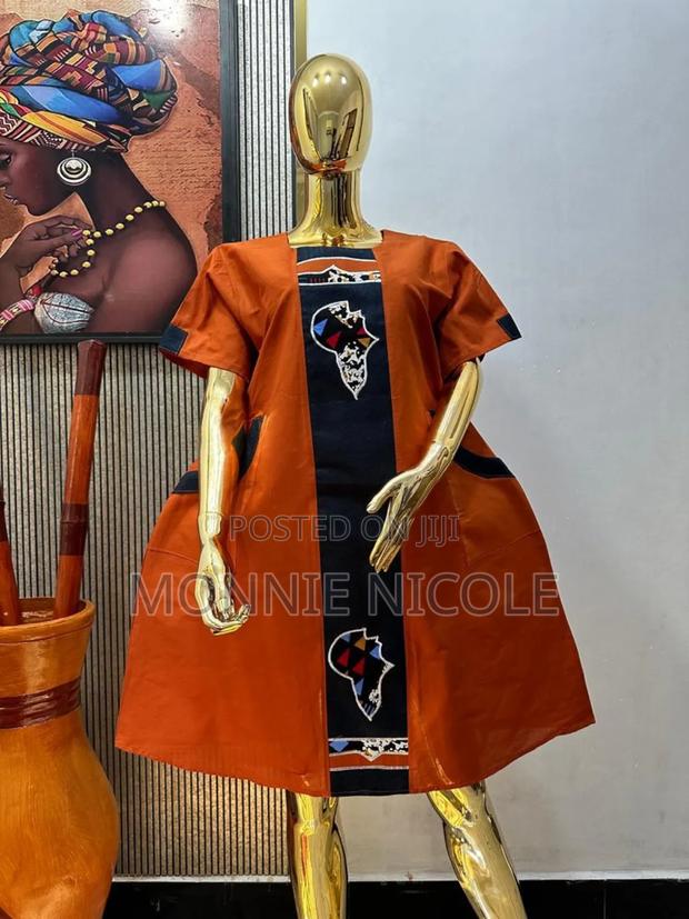 Inspired African Shift.Free Dress - thumbnail 3
