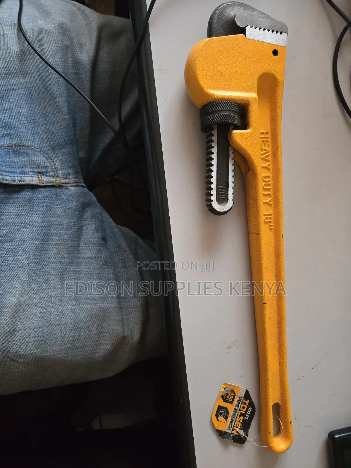 Pipe Wrench 18" Tolsen Heavy Duty Plumber's Wrench