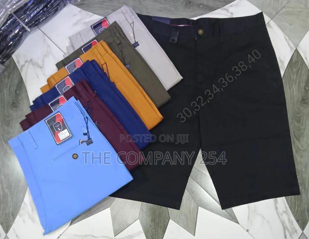 Khaki Assorted Designer Men's Summer Shorts - thumbnail 11