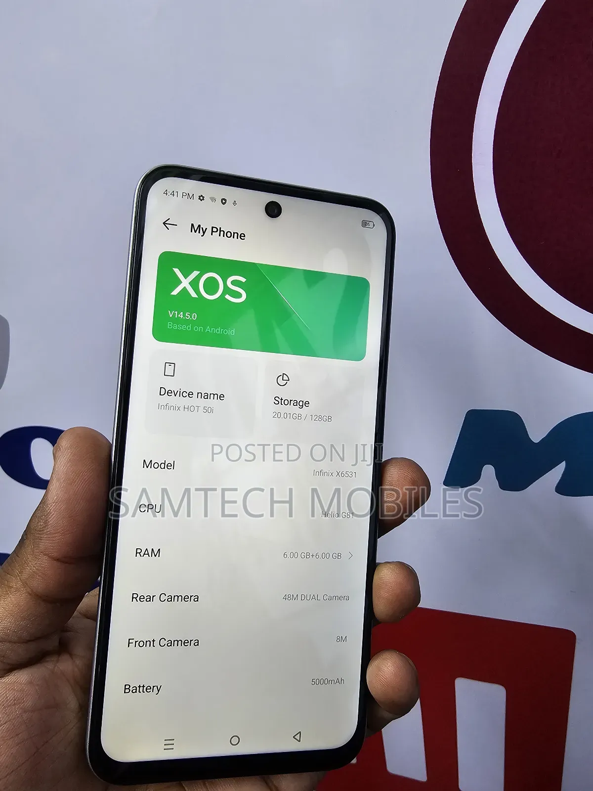 Infinix Hot 50i 128 GB Gray