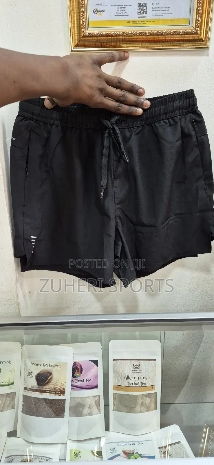 2-in-1 Gym Shorts Active Sports Wear Aerated Fabric