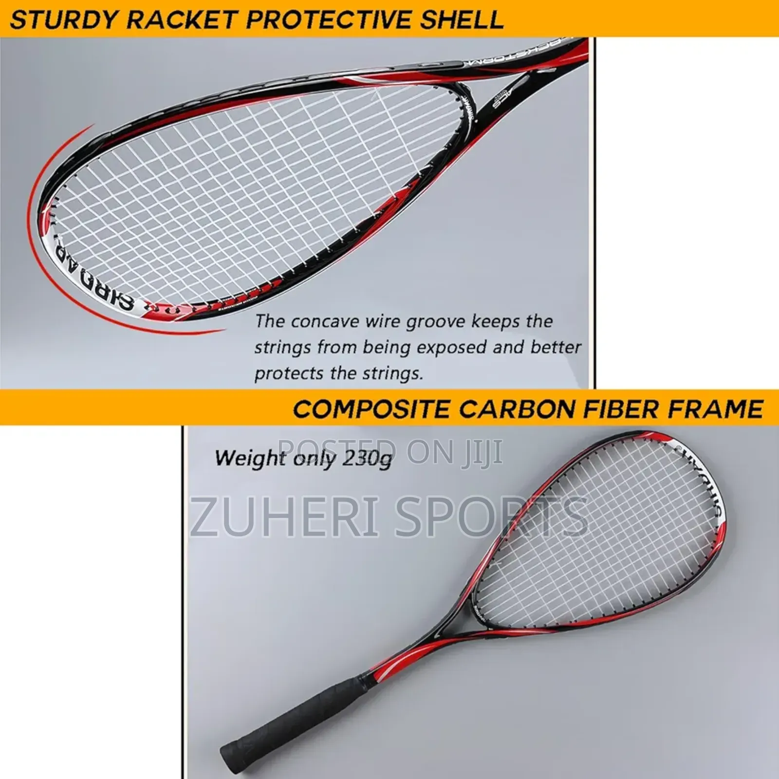 Squash Racket - Professional Competition Standard